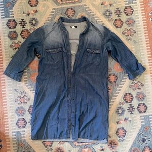 Urban Outfitters Chambray button down shirt dress